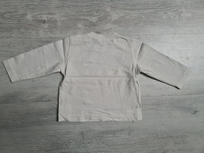 Tee shirt manches longues crème Catimini 12 mois - photo numéro 3