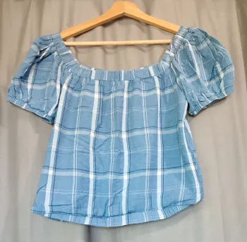 Blouse à carreaux 🌼 manche courtes