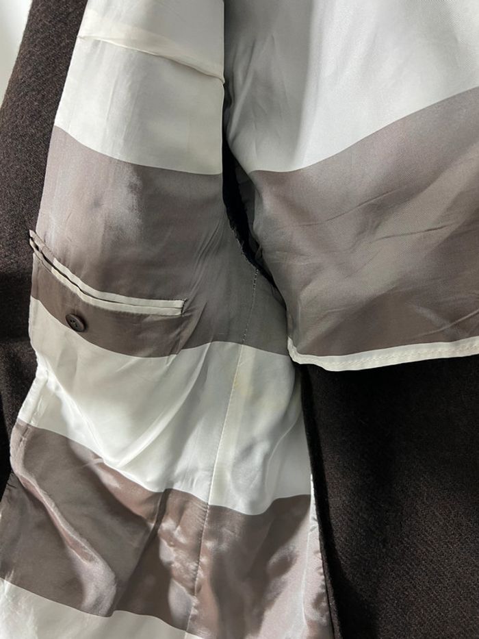 Veste en laine marron - photo numéro 6