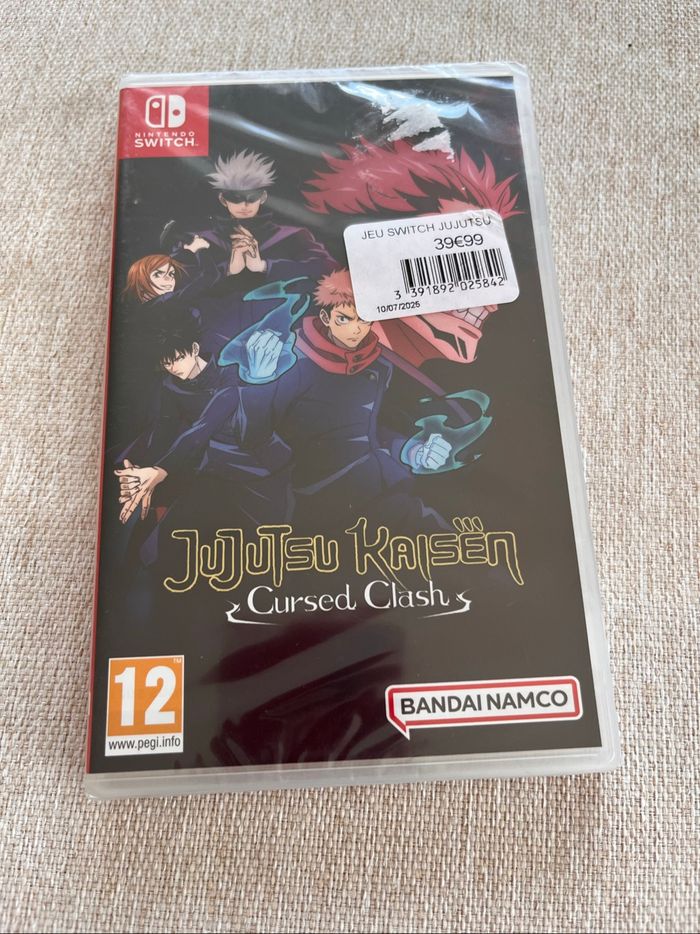 Jeu Nintendo switch jujutsu kaisen