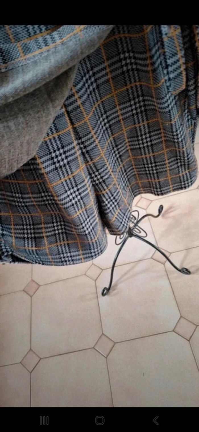 Combishort manches longues à carreaux Jennyfer taille S 👻 - photo numéro 3