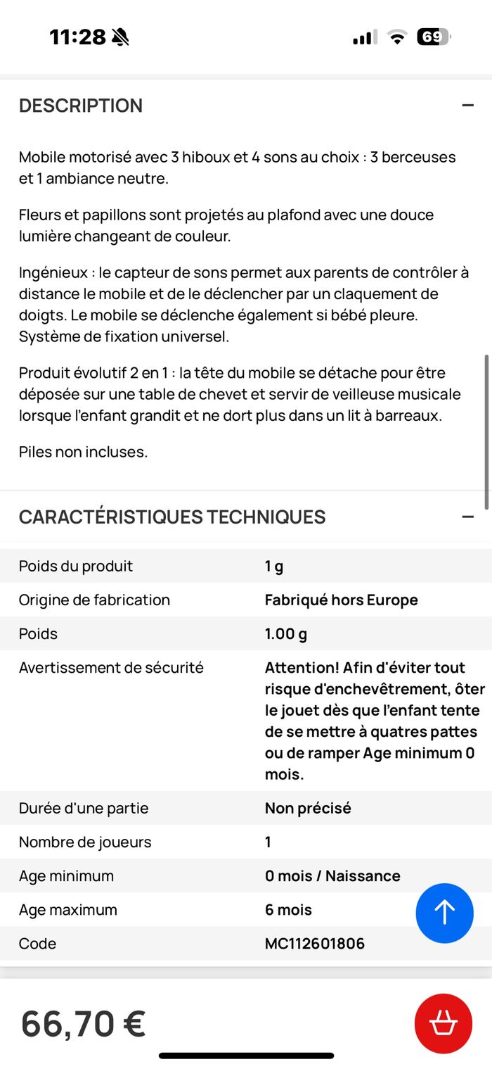 Mobile bébé évolutif - photo numéro 4