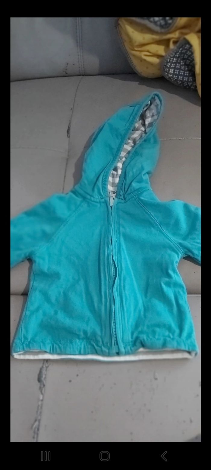 Veste vert 3 mois obaibi - photo numéro 2