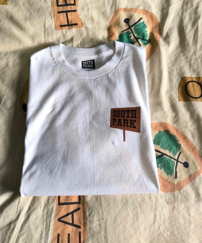 T-shirt south park crew blanc taille s - photo numéro 3