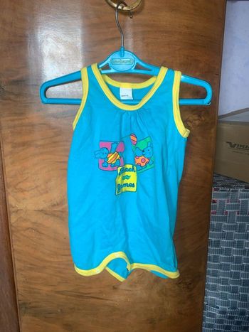 grenouillère bébé, très légère, coton,  1 an