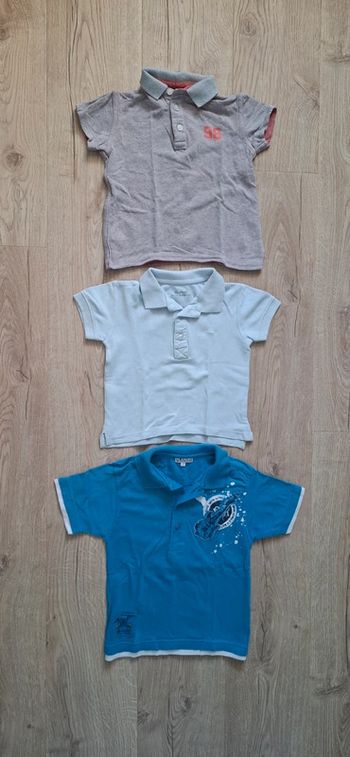 Lot 3 polos 3ans (2Neufs+1TBE)
