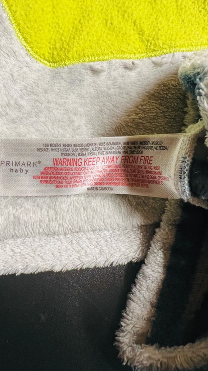 Pyjama molleton Primark 18/24mois neuf - photo numéro 5