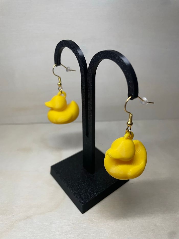 Boucle d’oreille canard