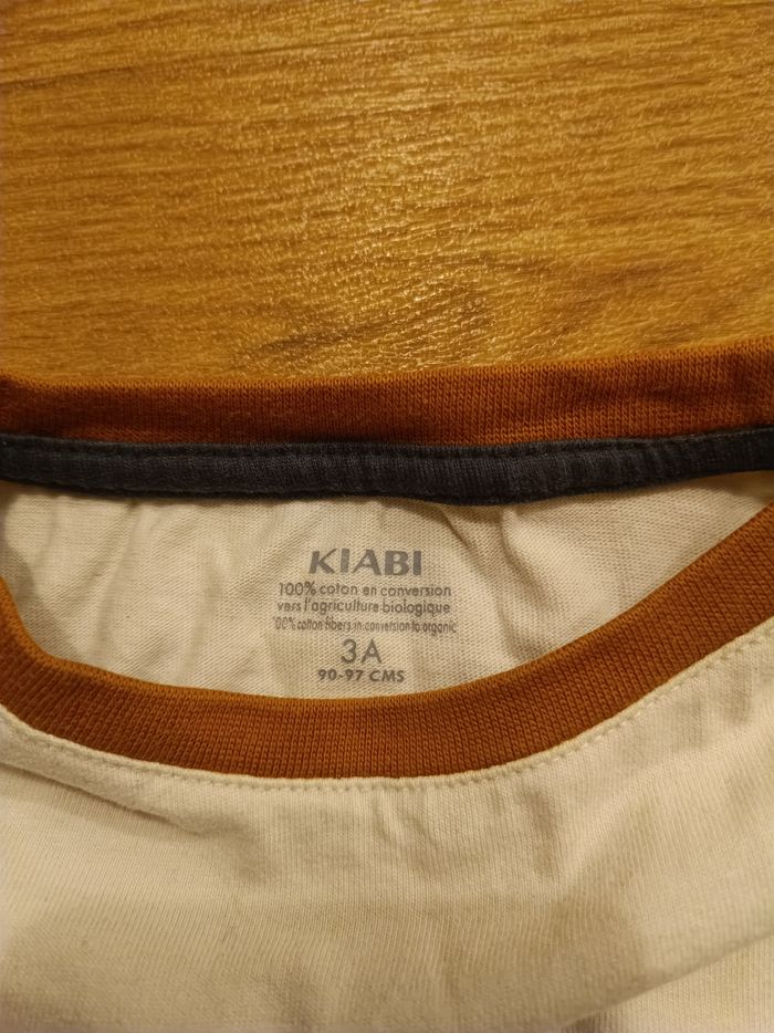 Tee-shirt manches longues Kiabi 3 ans 90-97 cm - photo numéro 2