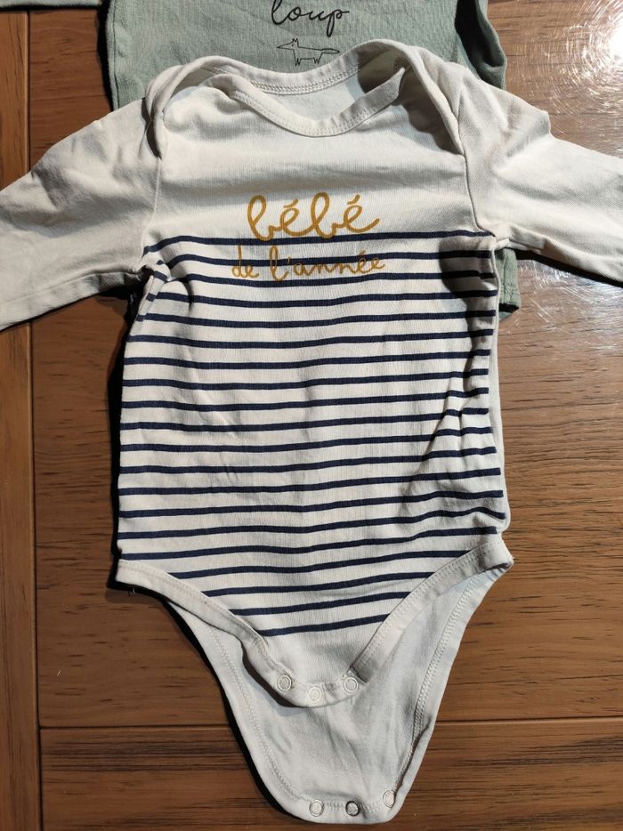 Lot de 2 bodies taille 9 mois TAO - photo numéro 2