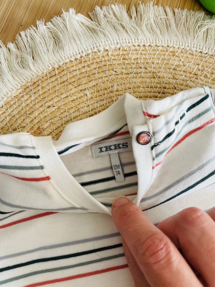 T-shirt manches courtes ikks 12 mois - photo numéro 3
