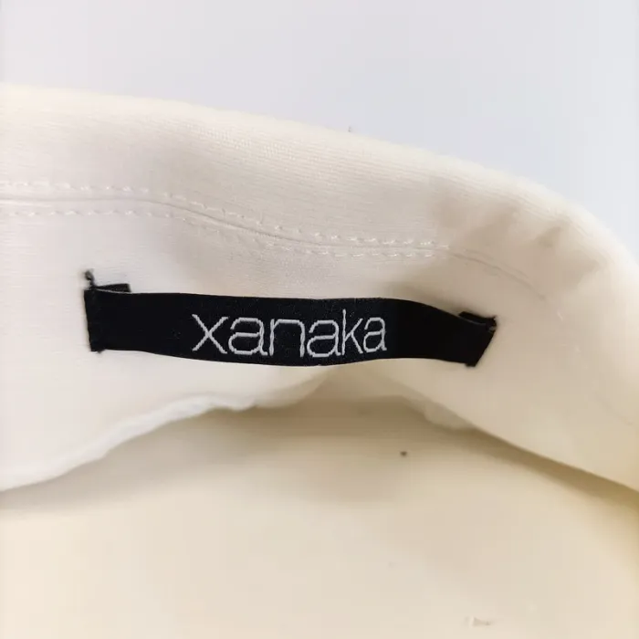 Veste blanche printemps/ été élégante -  Xanaka taille 42 - zip style perfecto A1539 - photo numéro 14
