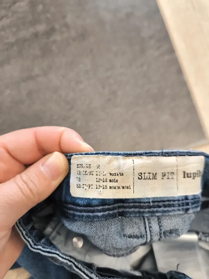 Pantalon jean slim fit garçon 18 mois Lupilu - photo numéro 8