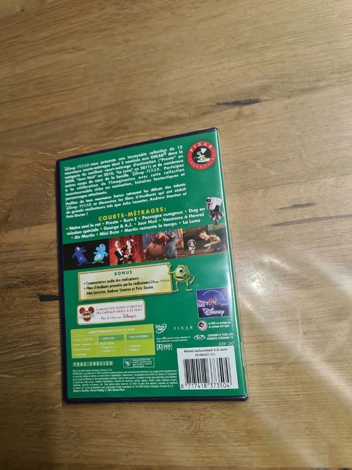Neuf sous cellophane DVD La Collection Des Courts-Métrages Pixar 2 - photo numéro 2