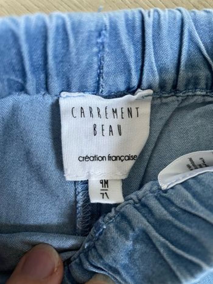 Ensemble blouse et pantacourt carrément beau 9 mois - photo numéro 7