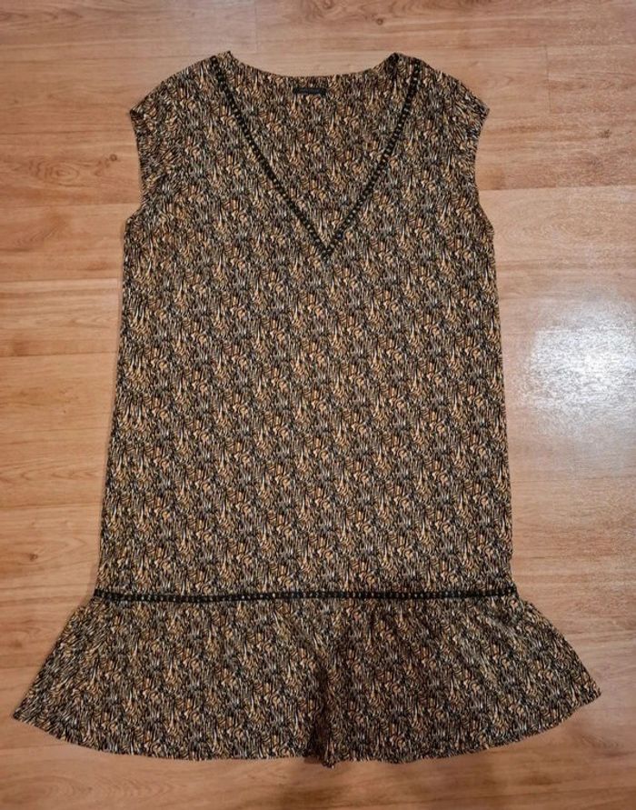 Robe casual IKKS Jaune et Noir en super état en taille L