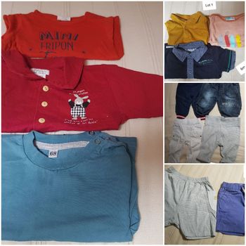 Lot garçon 12 pièces demi saison 6 mois