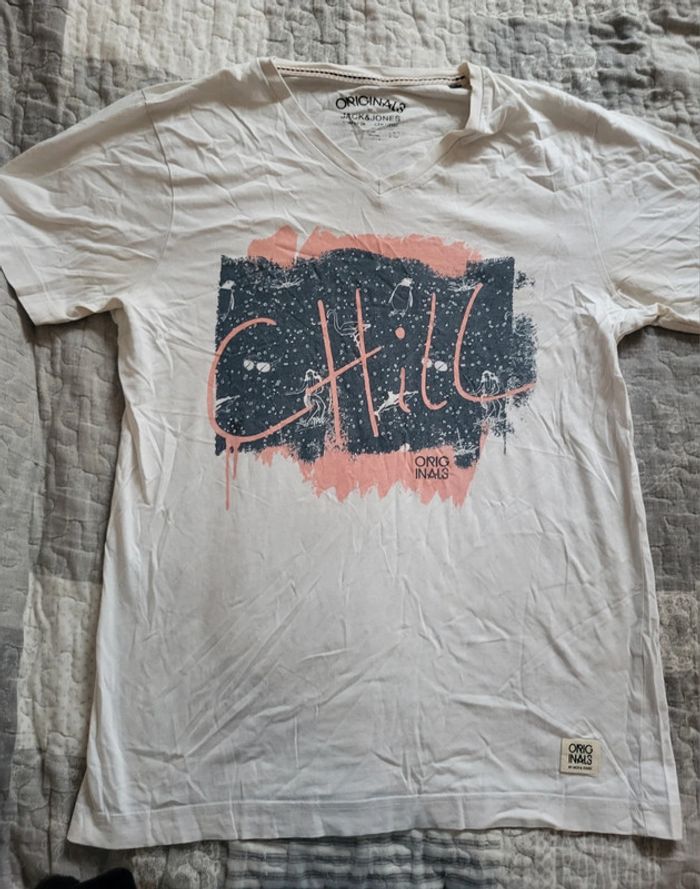 Tee shirt blanc originals x Jack Jones