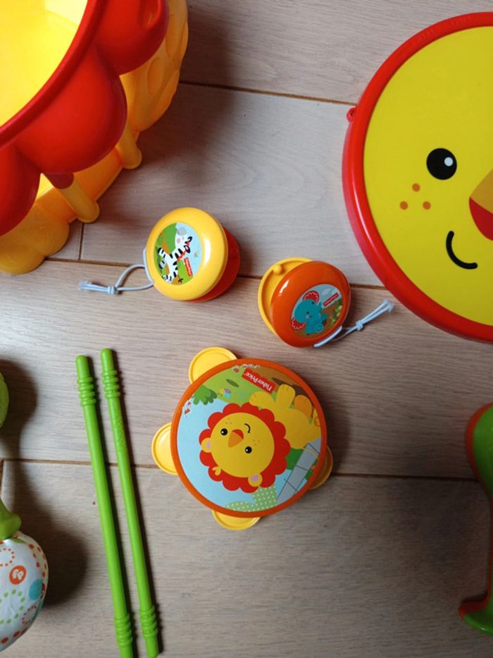 Jouet musical enfant tambour - photo numéro 3