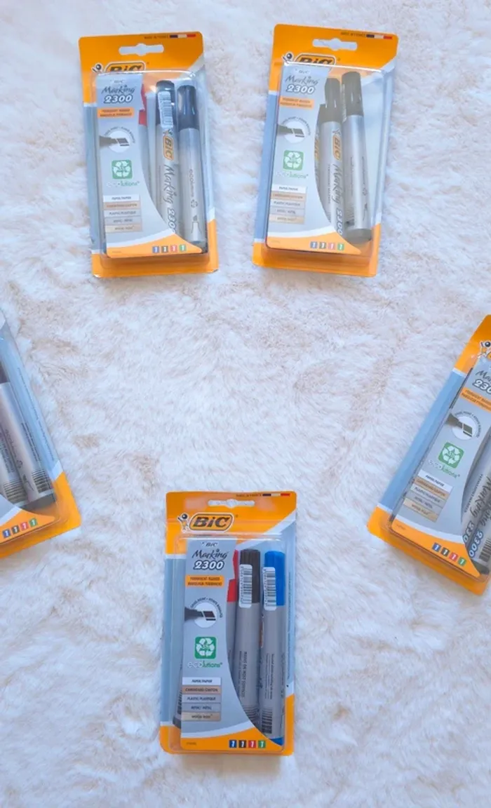 Lot de 20 BIC Marking 2300 ECOlutions Marqueurs Permanents - photo numéro 3