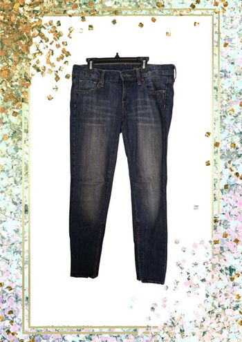 Jeans bleu marine mango miriam taille 40 L