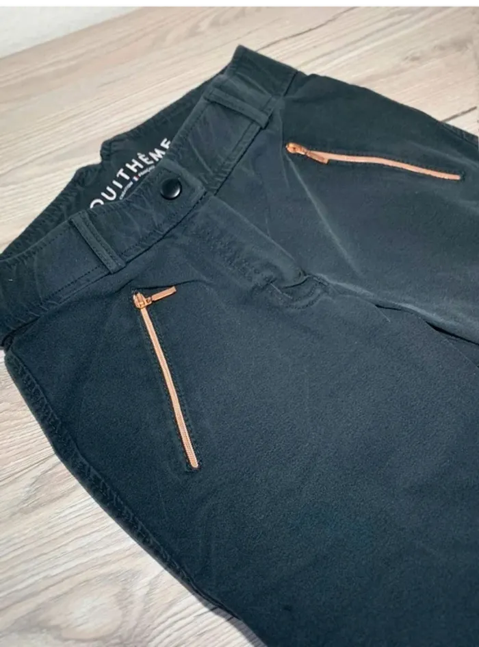 Pantalon d’équitation  Equithème  noir  34 - photo numéro 4