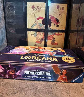 Lot cartes puzzle lorcana Disney chapitre 1