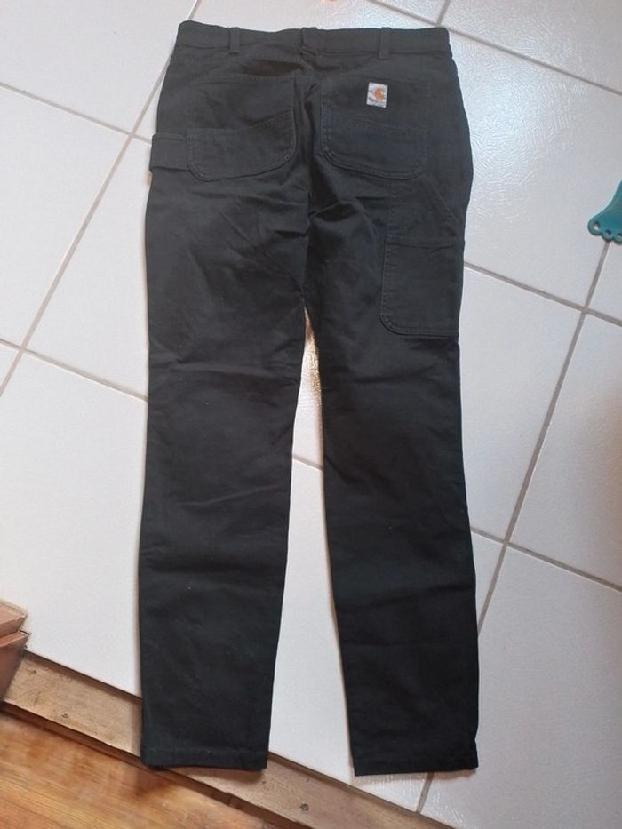 Pantalon femme noir droit Carhartt - photo numéro 10