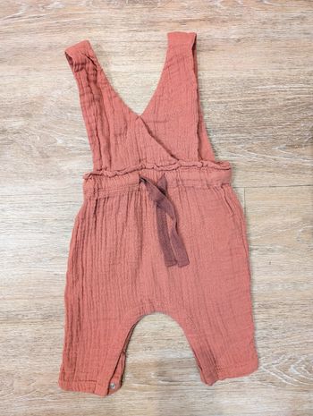 Salopette corail 6 mois bébé fille 