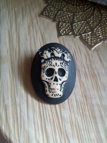 Broché fête des morts mexicaine