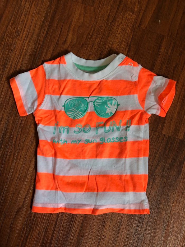 Tee shirt rayé 6 mois