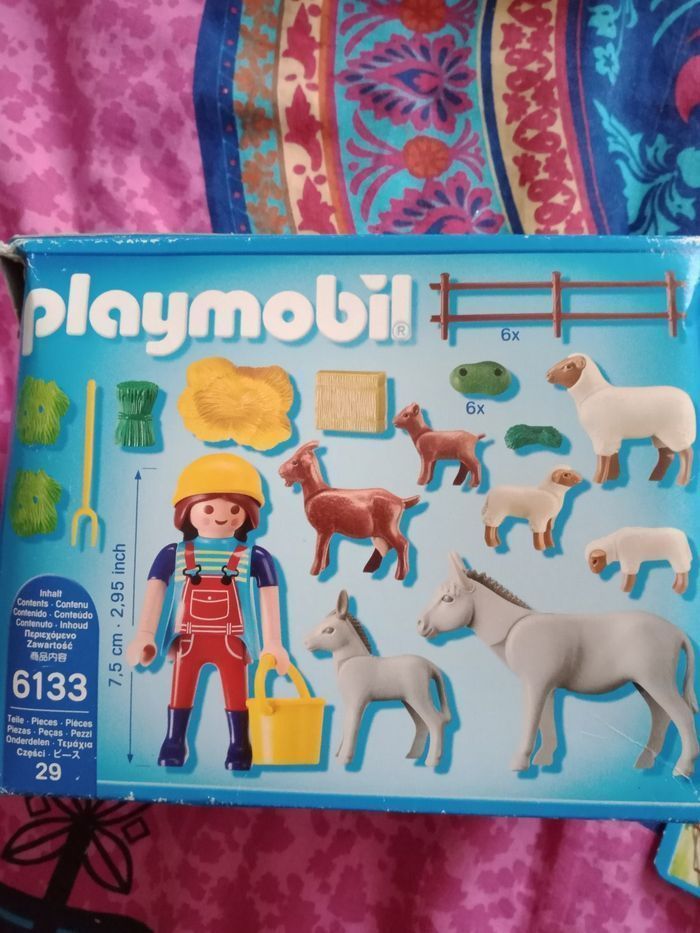 Playmobil country COMPLET 6133 Fermière avec animaux - photo numéro 2