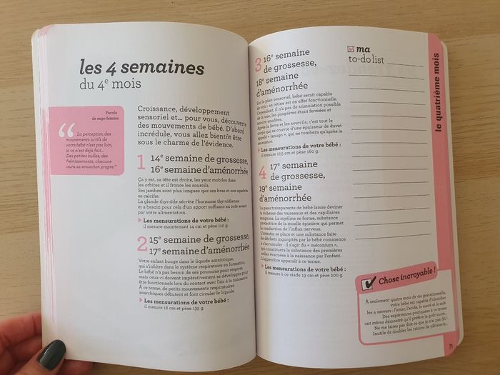 Livre "Ma to-do list grossesse" - photo numéro 3