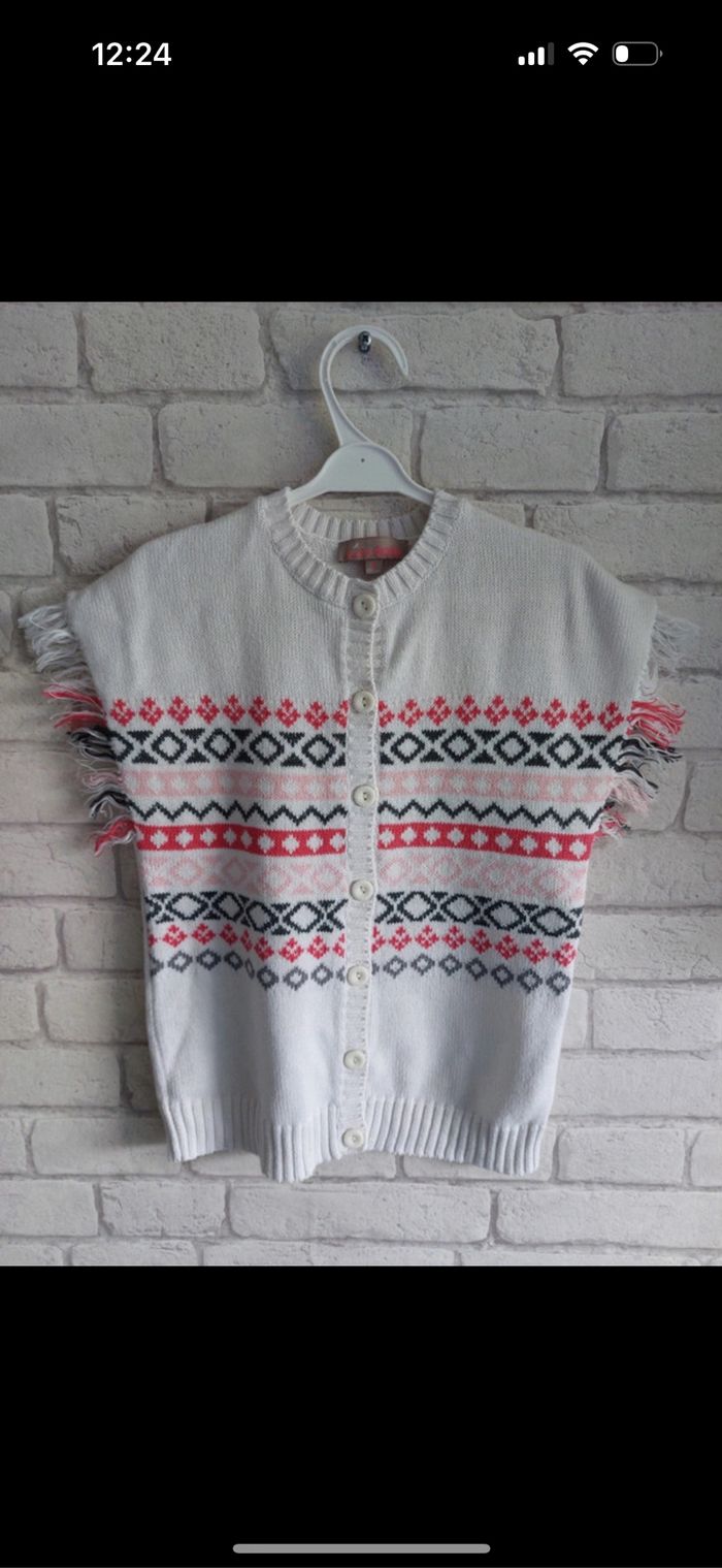 Gilet manches courtes Lisa Rose taille 8 ans