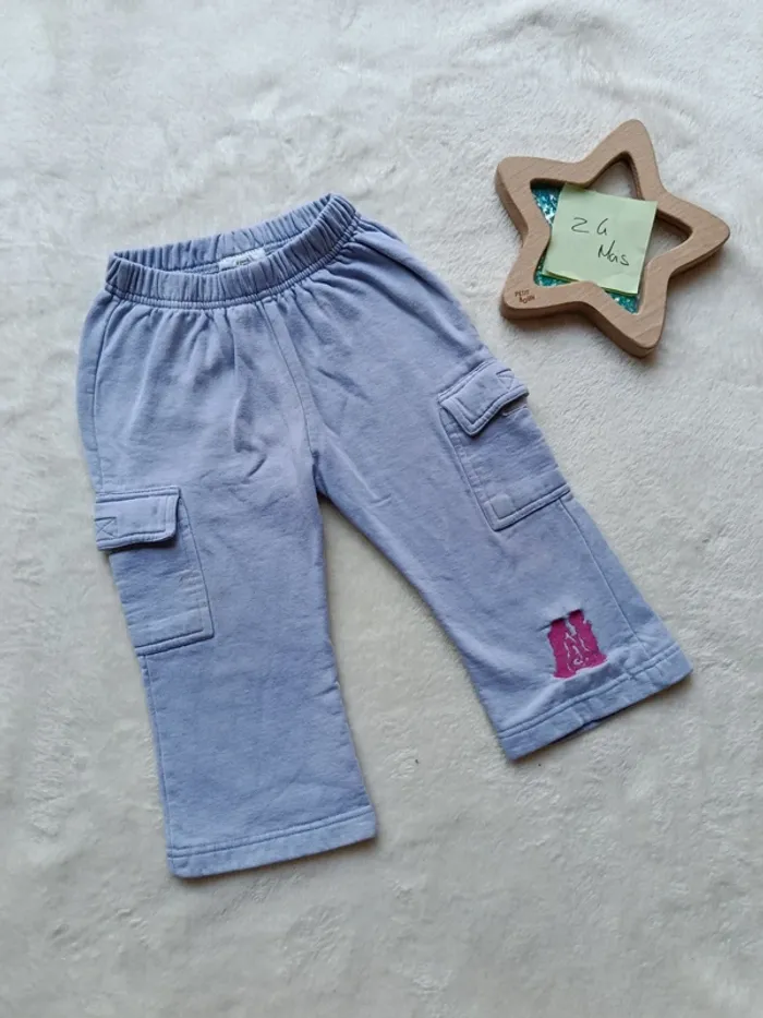 Pantalon de jogging violet 24 mois