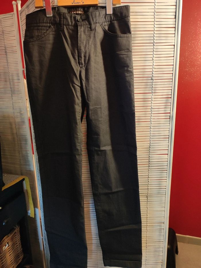 Pantalon droit rayé