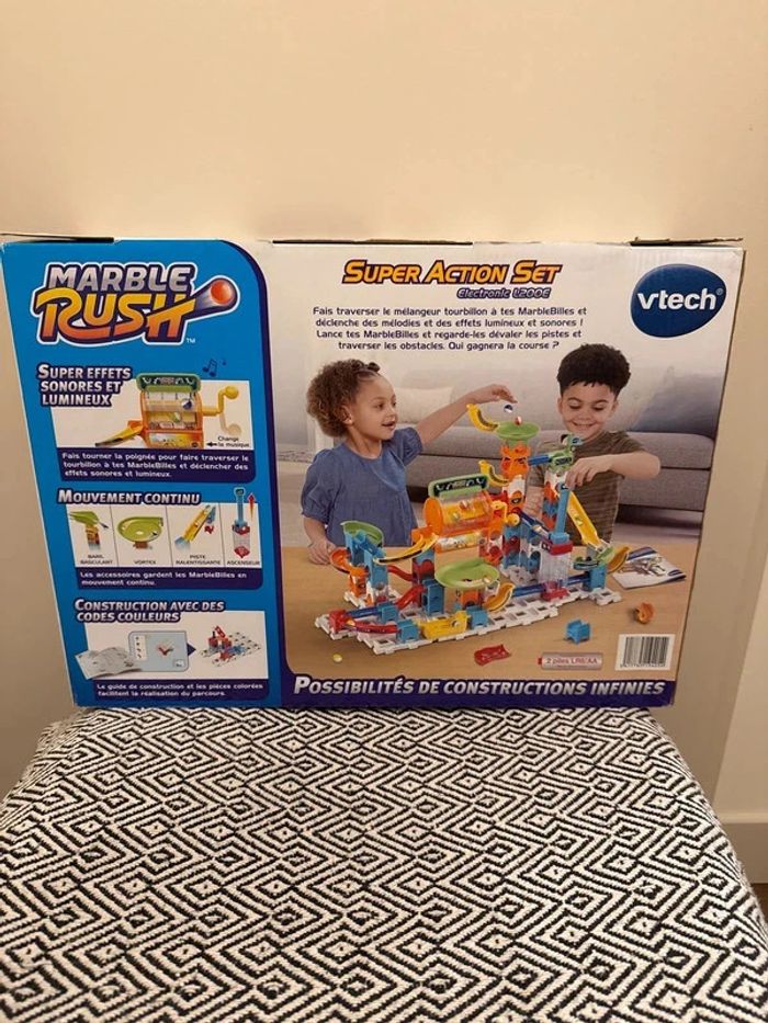 Vtech - Circuit à billes électronique Marble Rush : Super Action Set Electronic L200E - photo numéro 2
