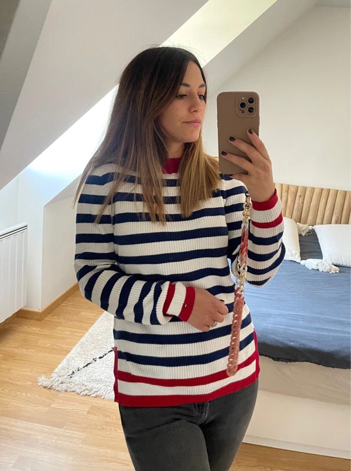 Pull marinière Tommy Hilfiger💙 - photo numéro 2