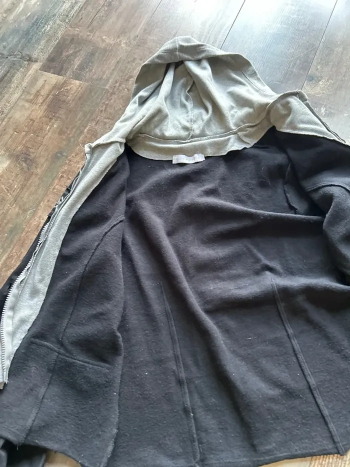 Gilet sweat capuche bicolore - photo numéro 9