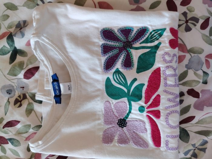 T-shirt manches  longues Okaidi 6ans - photo numéro 2