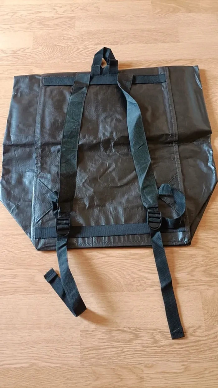 Grand sac de courses à porter en sac à dos - photo numéro 3