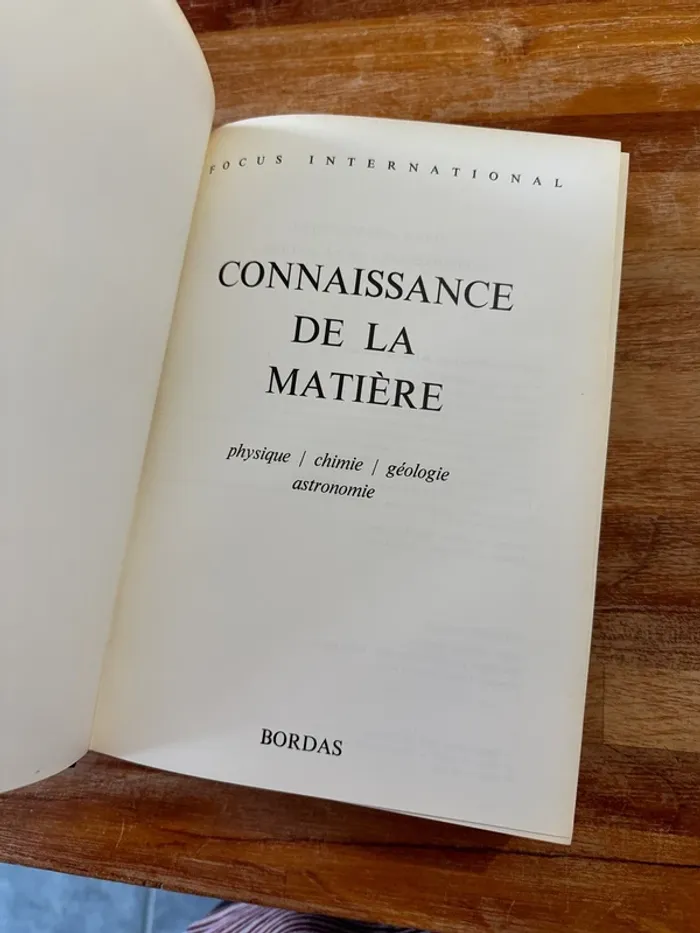 Livre, focus connaissance de la matière - photo numéro 4