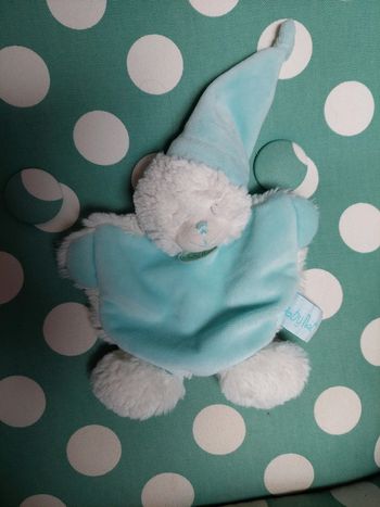 Baby nat' - doudou ourson bleu
