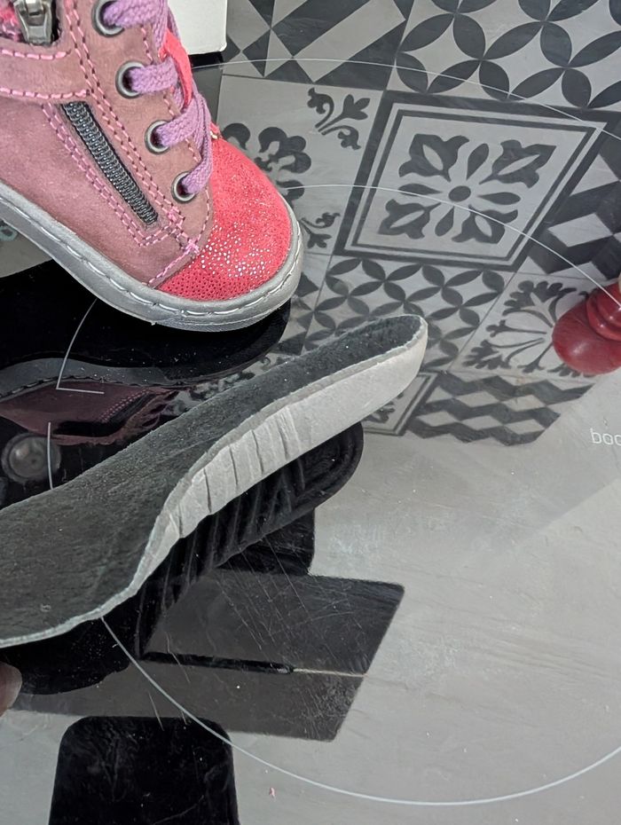 Bottines fille en cuir tout doux et souple. Taille 20. Neuf . Little Mary - photo numéro 8