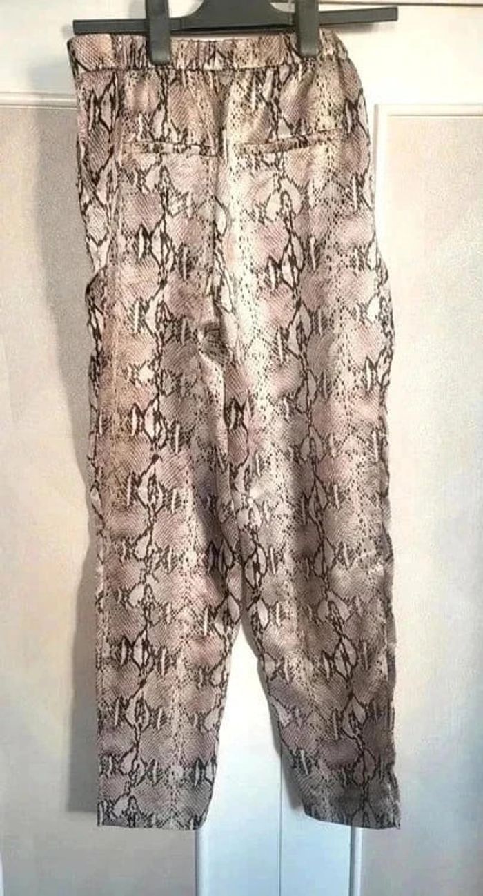 Pantalon satiné Mango Casual Taille S - photo numéro 4