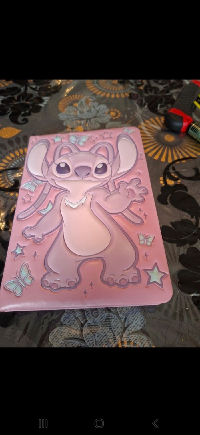 Cahier stitch rose  neuf 14 sur 21 cm