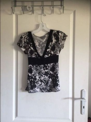 Top noir blanc 36-S