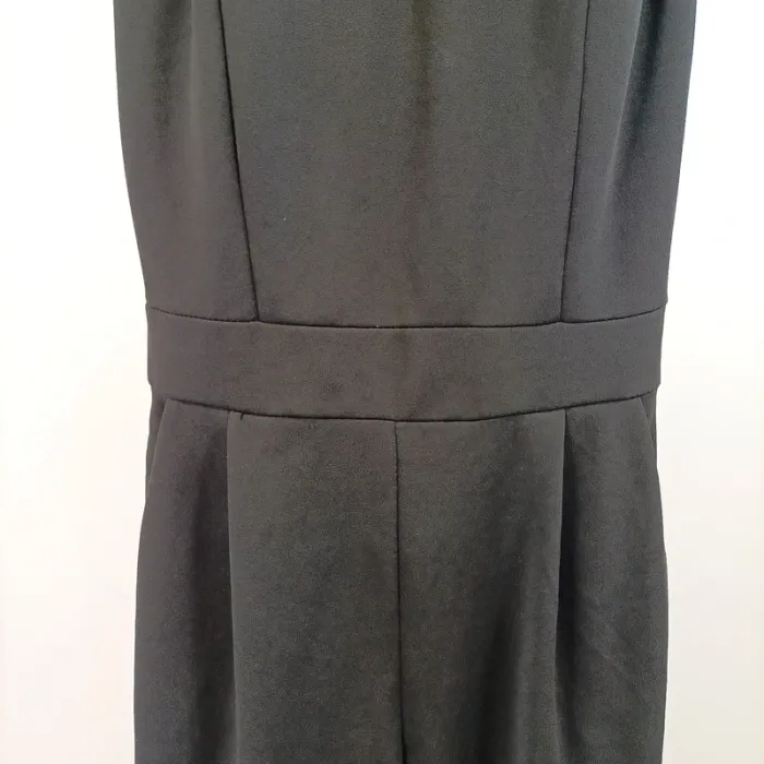 Combinaison noire sans manches chic détail plumetis taille estimée M A1451 - photo numéro 4