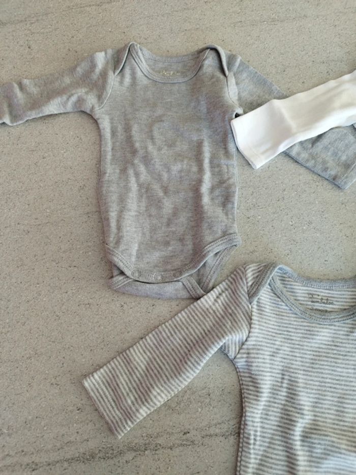 Lot de 3 body manches longues - photo numéro 2