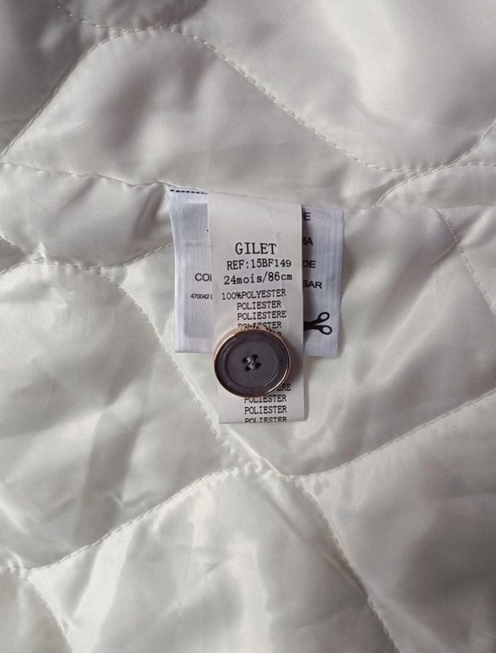 Manteau chic velours avec béret fille - 24 mois - photo numéro 7